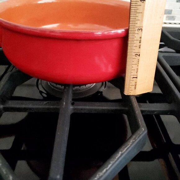Piral Albisola Made in Italy Terracotta Clay 9" Red Cookware Baking Serving Pan - Picture 7 of 12